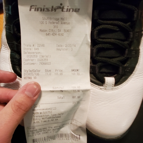 Jordan Retro 10 "Powder Blue" - Picture 3 of 7